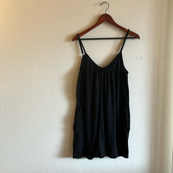 Large black shorts/tank romper. - Picture 1 of 1